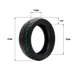 Pneu tubeless 9x2.50-6 CST + gel anti crevaison Nami Stellar - 6012