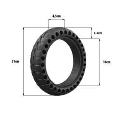 Pneu Plein Xiaomi M365 8,5x2 Pouces – Trottinette électrique