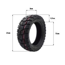 Pneu 80/65-6 Offroad Zero 10x Kaabo Dualtron Victor – Trottinette él