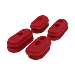 Lot de 4 Bouchons Protection Câbles Xiaomi M365 & M365 Pro (rouge) –