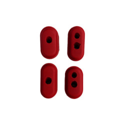 Lot de 4 Bouchons Protection Câbles Xiaomi M365 & M365 Pro (rouge) –