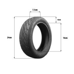 Pneu Voltek V6/moovway Bw10 70/65-6.5 (255x70) Renforcé – Trottinett