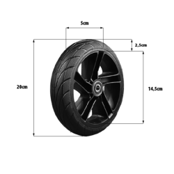 Roue Arrière Complète Ninebot es 1/2/3/4 – Trottinette électrique