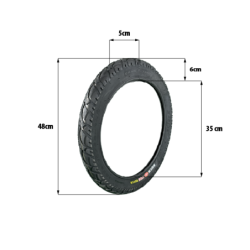 Pneu Gyroroue 18x2.50 Chaoyang – Trottinette électrique
