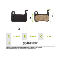 Plaquettes de Freins Xtech Zoom Xiaomi Mi3 – Trottinette électrique