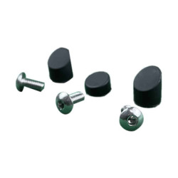 Bouchons Garde Boue Noir + 3 Vis Inox Xiaomi M365 – Trottinette électrique