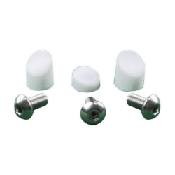 Bouchons Gardes Boue Blanc et 3 Vis Inox Xiaomi M365 & Pro – Trottinette électrique