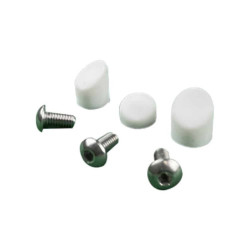 Bouchons Gardes Boue Blanc et 3 Vis Inox Xiaomi M365 & Pro – Trottin
