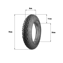Pneu 20x4 Fat Bike – Trottinette électrique