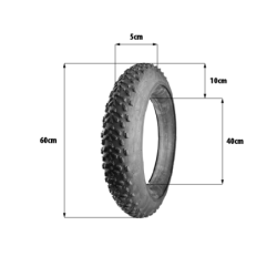 Pneu Fat Bike 24x4.0 – Trottinette électrique
