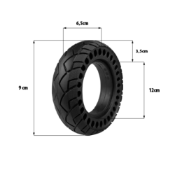 Pneu Plein 8x2.5 – Trottinette électrique
