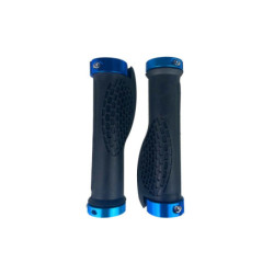 Poignées Silicone (4 Couleurs : Rouge, Bleu, Noir, Jaune) (bleu) – Trottinette électrique