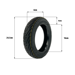 Pneu 60/70-6.5 Tubeless Avec Gel Pour Ninebot – Trottinette électriq