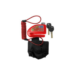 Antivol Bloque Disque Alarme (rouge) – Trottinette électrique