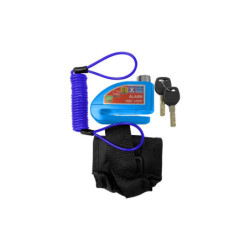 Antivol Bloque Disque Alarme (bleu) – Trottinette électrique