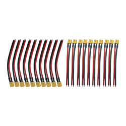 Pack Prises Xt30 Avec Câbles X10 Males + X10 Femelles – Trottinette