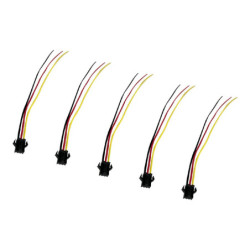 Prise Jst 3 Pin Avec Câble Femelle x5 – Trottinette électrique