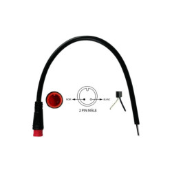 Connecteur Etanche 2pins Male – Trottinette électrique