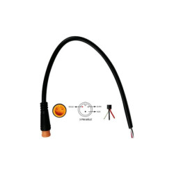 Connecteur Étanche 3 Pins Male – Trottinette électrique
