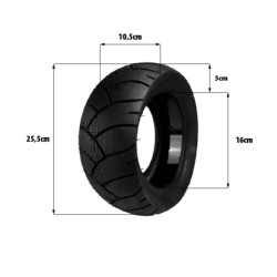 Pneu 100/55-6.5 Avec Gel Anti Crevaison – Trottinette électrique