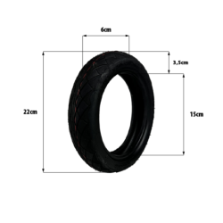 Pneu 8,5x2 Tubeless Chaoyang Avec Bande Anti Crevaison – Trottinette