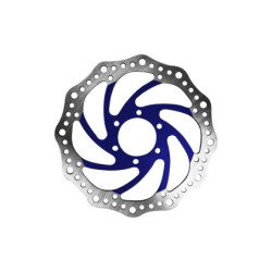 Disque de Frein r6 160mm Entraxe 48mm (3 Couleurs) (bleu) – Trottinette électrique