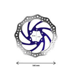 Disque de Frein r6 160mm Entraxe 44m (3 Couleurs) – Trottinette élec