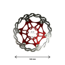 Disque de Frein Flottant 160mm Entraxe 44mm (2 Couleurs) – Trottinet