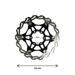 Disque de Frein Flottant 160mm Entraxe 48mm (2 Couleurs) – Trottinet