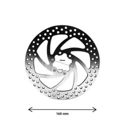 Disque de Frein 160mm 2.8mm Entraxe 44mm – Trottinette électrique
