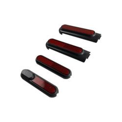 Cache Vis Plastique Réflecteurs Rouge Mi4 Pro x4 Pcs 1st Ge - SP-542