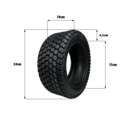 Pneu 100/55-6 Teverun Fighter 10 – Trottinette électrique