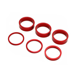 Bagues Rehausse Guidon Rouge/or/bleu/noir x6 Pcs (rouge) – Trottinet