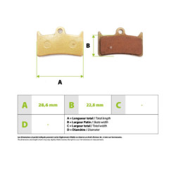Plaquettes de Frein Hope Tech4 v4 Metalliques – Trottinette électriq