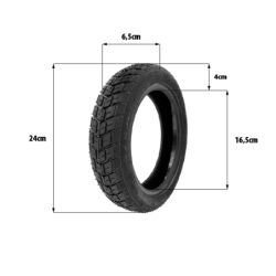 Pneu 10x2.50-6.5 Semi Offroad Tubeless Avec Gel Anticrevaison – Trot