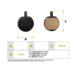 Plaquettes de Frein Etrier Jak 5 Laotie – Trottinette électrique