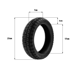Pneu Semi Road 10.5x2.75 Tubeless Ninebot P65 P100 – Trottinette éle
