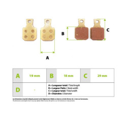 Plaquette de Freins Magura Mt5 Mt7 Metalliques – Trottinette électri