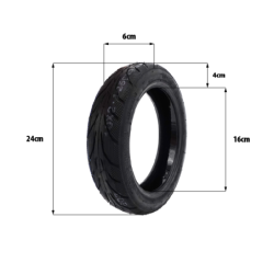 Pneu 10x2.125-6.5 Ninebot f Xiaomi Mi4 Tubeless Gel Anti Crevaison –