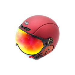 Casque Jet Frv Bordeaux Mat (taille xs à Xxl) – Trottinette électriq