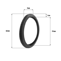 Pneu 24x1.95 (47-507) Chaoyang – Trottinette électrique
