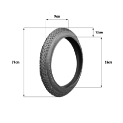 Pneu 26x4.0 (100/90-559 M/c) Chaoyang – Trottinette électrique