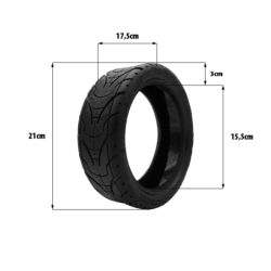 Pneu Dualtron Aminia 70/50-6.1 Tubeless Gel Anti Crevaison (8.5x3) –
