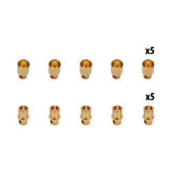 Connecteurs Banane 8mm X10 Pcs (5 Male + 5 Femelles) – Trottinette électrique