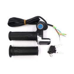 Poignées D'accélérateur Draisienne à Clef Avec Écran Led 36v – Trott