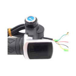 Poignées D'accélérateur Draisienne à Clef Avec Écran Led 36v – Trott