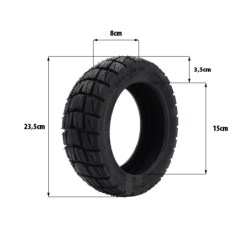 Pneu Offroad 80/65-6 ou 255x80 Renforcé Tubeless – Trottinette élect