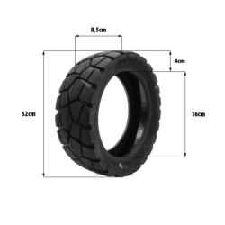 Pneu 80/50-6,5 Tubeless + Gel Anticrevaison Dualtron Victor 2025 (10