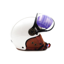 Casque Jet Frv Blanc Brillant (taille xs à Xxl) (s) – Trottinette él