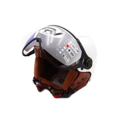 Casque Jet Frv Blanc Brillant (taille xs à Xxl) (l) – Trottinette él